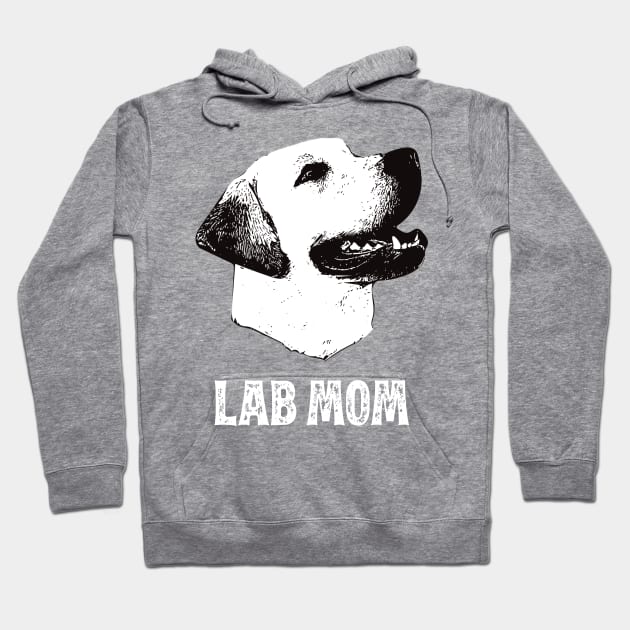 Golden Lab Mom Golden Labrador Design Hoodie by DoggyStyles